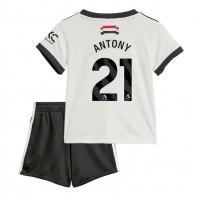 Camisa de time de futebol Manchester United Antony #21 Replicas 3º Equipamento Infantil 2024-25 Manga Curta (+ Calças curtas)